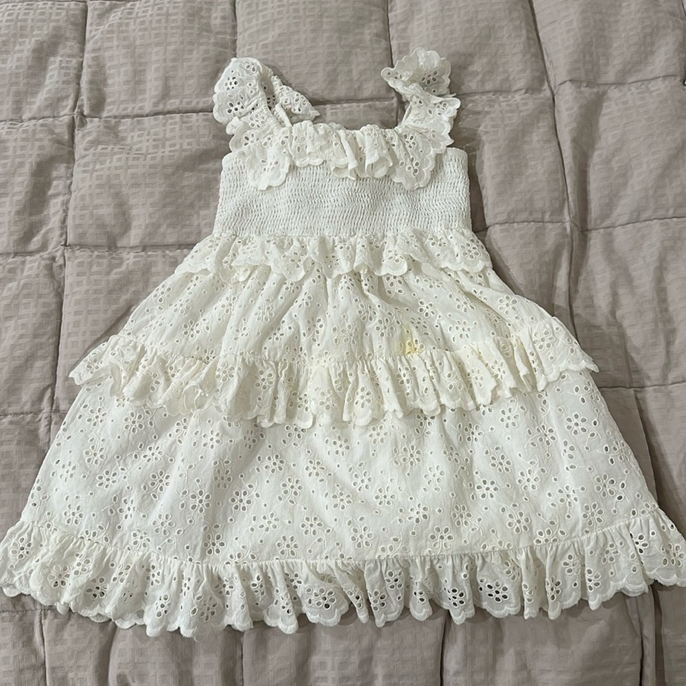 Zimmermann girls eyelet dress size 4
